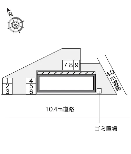 ★手数料０円★さいたま市西区三橋５丁目　月極駐車場（LP）